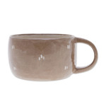 Ceramic cup, 'Porcupine Elixir' - Handmade Ceramic Porcupine Cup with a Glossy Finish