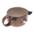 Ceramic cup, 'Deer Elixir' - Thai Ceramic 6 oz Deer Cup with a Glossy Finish