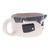 Ceramic cup, 'Raccoon Elixir' - Whimsical 6 oz Ceramic Raccoon Cup with a Glossy Finish