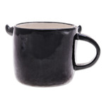 Ceramic mug, 'Buffalo Morning' - Whimsical Handcrafted Glossy-Finished Ceramic Buffalo Mug