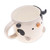 Ceramic mug, 'Cow Morning' - Hand Made 9 oz Glazed Ceramic Cow Mug from Thailand