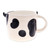 Ceramic mug, 'Cow Morning' - Hand Made 9 oz Glazed Ceramic Cow Mug from Thailand