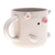 Ceramic mug, 'Piglet Morning' - Handmade 9 oz Ceramic Piglet Mug with Glossy Finish