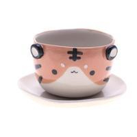 Ceramic mini flower pot, Tiger Spring (small)