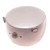 Ceramic flower pot, 'Bear Blossoming' - Thai Bear-Themed Glazed Ceramic Flower Pot and Saucer Set