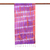 Rayon and silk scarf, 'Purple Striped' - Artisan-Made Rayon and Silk Blend Fringed Scarf in Purple