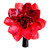 Pasador de pelo de flores naturales - Pinza para el pelo de flor de Gardenia roja natural hecha a mano en Tailandia