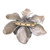Natural flower brooch pin, 'Puissant Gardenia' - Handmade Nature-Inspired Resin-Coated Gardenia Brooch Pin (image 2d) thumbail
