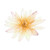 Broche de flores naturales - Broche de flor de nenúfar de marfil recubierto de resina de Tailandia