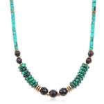 Multi-gemstone beaded choker necklace, 'Sublime Paradise' - Green Multi-Gemstone Choker Beaded Necklace from Thailand