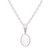 Rainbow moonstone pendant necklace, 'Pure Inspiration' - Natural Rainbow Moonstone Sterling Silver Pendant Necklace