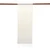 Silk scarf, 'Ecru Splendor' - Thai Hand-Loomed 100% Silk Scarf with Fringes in Ecru Beige
