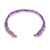 Amethyst beaded cuff bracelet, 'Life of Wisdom' - Purple Amethyst Beaded Cuff Bracelet Handmade in Thailand (image 2d) thumbail