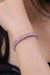 Amethyst beaded cuff bracelet, 'Life of Enchantment' - Lavender Amethyst Beaded Cuff Bracelet Handmade in Thailand (image 2j) thumbail