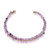 Amethyst beaded cuff bracelet, 'Life of Enchantment' - Lavender Amethyst Beaded Cuff Bracelet Handmade in Thailand thumbail