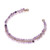 Amethyst beaded cuff bracelet, 'Life of Enchantment' - Lavender Amethyst Beaded Cuff Bracelet Handmade in Thailand (image 2c) thumbail