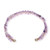 Amethyst beaded cuff bracelet, 'Life of Enchantment' - Lavender Amethyst Beaded Cuff Bracelet Handmade in Thailand (image 2d) thumbail