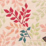 Cotton blend shoulder bag, 'Morning Hoots' - Beige and Burgundy Owl-Themed Cotton Blend Shoulder Bag