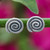 Sterling silver stud earrings, 'Stylish Spirals' - Spiral-Themed Oxidized Polished Silver Stud Earrings