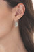 Sterling silver drop earrings, 'Hammered Leaves' - Textured Sterling Silver Drop Earrings with Hammered Finish