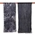 Cotton scarves, 'Shadows of Titanium' (set of 2) - Black and Titanium Grey 2-Piece 100% Cotton Scarves Set