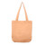 Cotton tote bag, 'Lanna Brown' - Thai-Inspired Brown and Blue Zippered 100% Cotton Tote Bag