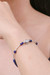 Lapis lazuli beaded bracelet, 'Daisy Crown in Blue' - Sterling and Karen Silver Blue Lapis Lazuli Beaded Bracelet (image 2j) thumbail