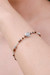 Tiger's eye beaded bracelet, 'Petals of Courage' - Silver and Tiger's Eye Beaded Hill Tribe Pendant Bracelet