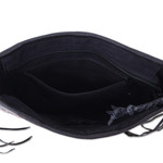 Leather-accented cotton blend sling bag, 'Perfect Patchwork' - Hill Tribe Patchwork Leather-Accented Cotton Blend Sling Bag