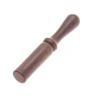 Walnut wood mallet, 'Polished Striker' - Walnut Wood Mallet for Singing Bowl Meditation Practices