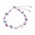 Amethyst and blue quartz beaded bracelet, 'Thriving Wise Love' - Silver-Plated Brass Beaded Bracelet with Amethyst and Quartz thumbail