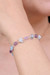 Amethyst and blue quartz beaded bracelet, 'Thriving Wise Love' - Silver-Plated Brass Beaded Bracelet with Amethyst and Quartz (image 2j) thumbail