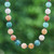 Garnet and jade beaded necklace, 'Joyful Jade' - Natural Jade and Garnet Beaded Necklace Crafted in Thailand (image 2) thumbail