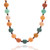Garnet and jade beaded necklace, 'Joyful Jade' - Natural Jade and Garnet Beaded Necklace Crafted in Thailand thumbail