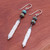 Multi-gemstone dangle earrings, 'Distinguished Pearl' - Hill Tribe-Inspired Multi-Gemstone Dangle Hook Earrings (image 2c) thumbail