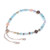 Multi-gemstone beaded bracelet, 'Aqua Pearl' - Cool-Palette Adjustable Multi-Gemstone Beaded Pearl Bracelet (image 2d) thumbail