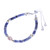 Multi-gemstone beaded bracelet, 'Pearl of Truth' - Thai-Made Multi-Gemstone Pearl Beaded Bracelet in Blue Hues thumbail