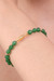 Green quartz beaded bracelet, 'Fortunate Fish' - Good Fortune Green Quartz Beaded Bracelet with Fish Pendant (image 2j) thumbail