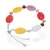 Quartz and cultured pearl beaded wristband bracelet, 'Spring Tangerine' - Colorful Quartz Cultured Pearl and Glass Beaded Bracelet (image 2d) thumbail