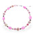 Quartz and cultured pearl beaded necklace, 'Sweet Autumn' - Pink Quartz Cultured Pearl and Glass Beaded Necklace thumbail