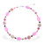 Quartz and cultured pearl beaded necklace, 'Sweet Autumn' - Pink Quartz Cultured Pearl and Glass Beaded Necklace (image 2d) thumbail