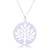Sterling silver pendant necklace, 'Timeless Tree' - Silver Necklace with Openwork Tree of Life-Themed Pendant thumbail