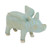 Celadon ceramic figurine, 'Flying Grey Pig' - Celadon Ceramic Flying Pig Figurine with Bluish-Grey Glaze thumbail
