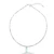 Green quartz and apatite choker pendant necklace, 'Aqua World' - Natural Apatite and Green Quartz Beaded Pendant Necklace (image 2e) thumbail
