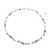 Cultured pearl and glass beaded necklace, 'Sky Berries' - Natural White Cultured Pearl and Blue Glass Beaded Necklace (image 2d) thumbail