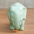 Celadon ceramic figurine, 'Elephant Power & Tranquility' - Handcrafted Celadon Ceramic Sculpture (image 2b) thumbail