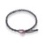 Multi-gemstone beaded wristband bracelet, 'Jewels of Mist' - Multi-Gemstone Beaded Wristband Bracelet with Agate Clasp (image 2d) thumbail