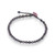 Multi-gemstone beaded wristband bracelet, 'Jewels of Mist' - Multi-Gemstone Beaded Wristband Bracelet with Agate Clasp (image 2e) thumbail
