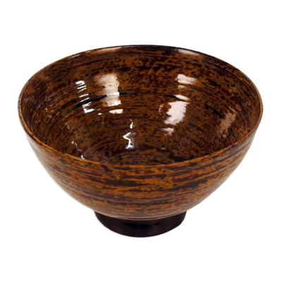 Lacquered bamboo centerpiece