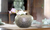 Eggshell mosaic vase, 'Rock Eggs' - Unique Lacquerware Mango Wood Vase (image 2a) thumbail